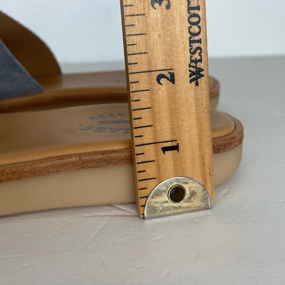 Kork Ease Women's Slip On Sandals Size 6 M Suede Blue Summer Boho Casual Comfort - Picture 7 of 8